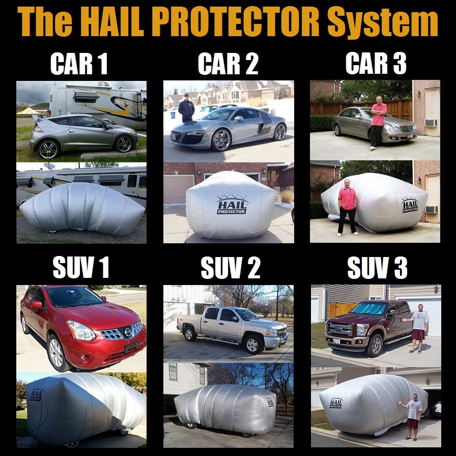 Car1 hail deals protector car system